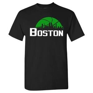 Xtreme Apparrel Team Cityscape Skyline Mens T-Shirt For Basketball Fans